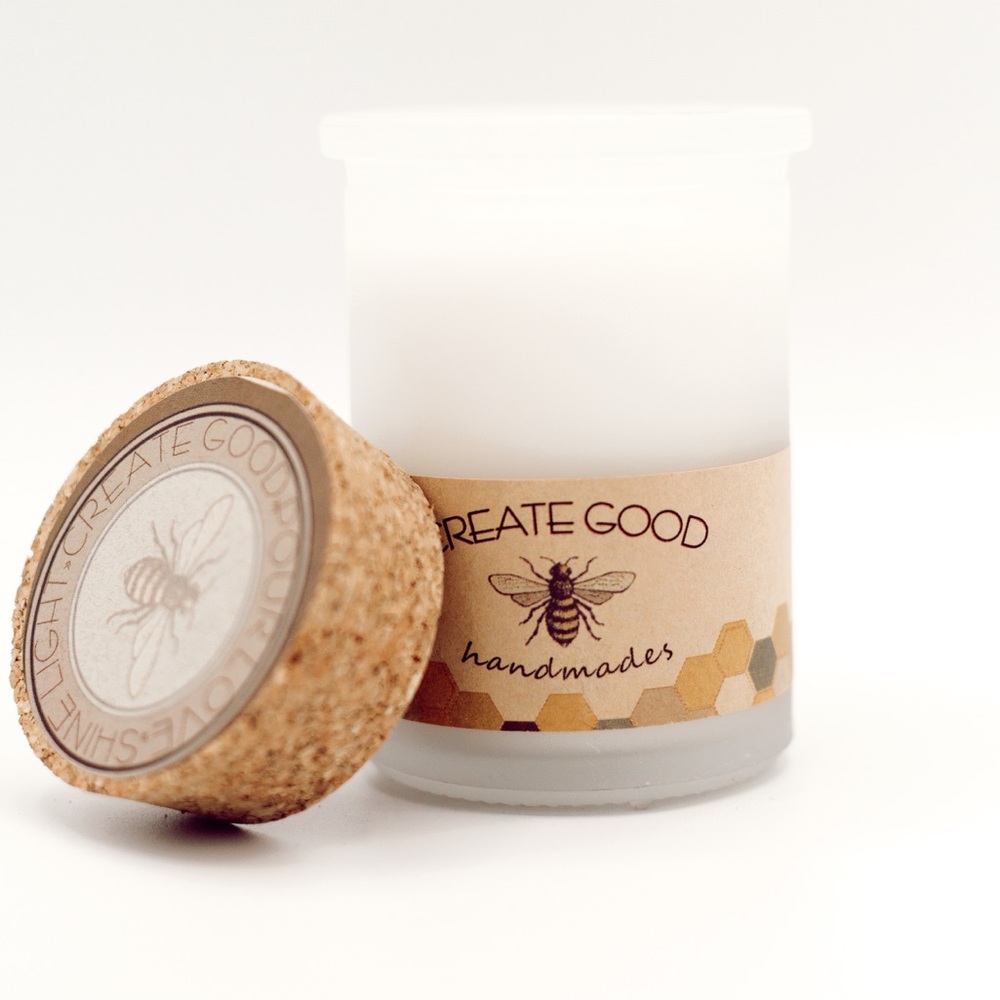 Cashmere + Plum 6oz soy candle handmade gift